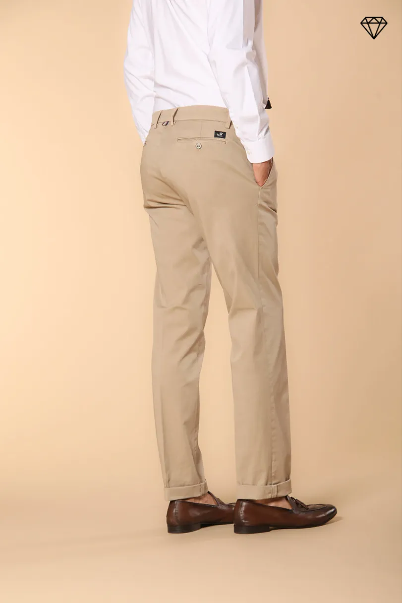 New York men's chino pants in stretch satin regular fit ① sold by Mason's product image thumbnail 4