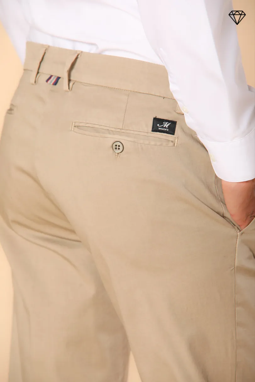 New York men's chino pants in stretch satin regular fit ① sold by Mason's product image thumbnail 2