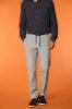 New York Sack men's chino pants in lightweight linen and cotton fabric regular fit sold by Mason's