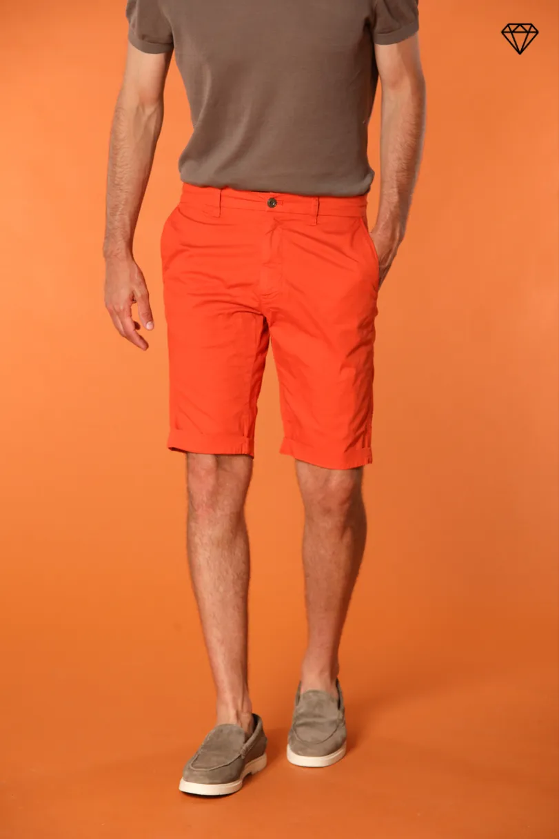 London men's chino bermuda shorts in Pima Cotton Regular fit ① sold by Mason's