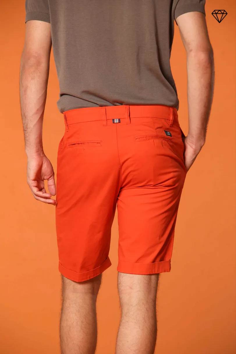 London men's chino bermuda shorts in Pima Cotton Regular fit ① sold by Mason's product image thumbnail 4