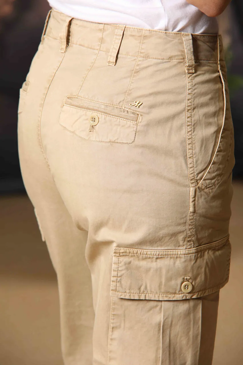 Judy Archivio women's cargo pants stretch cotton twill relaxed fit sold by Mason's product image thumbnail 3