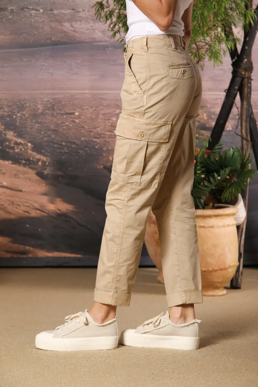 Judy Archivio women's cargo pants stretch cotton twill relaxed fit sold by Mason's product image thumbnail 4