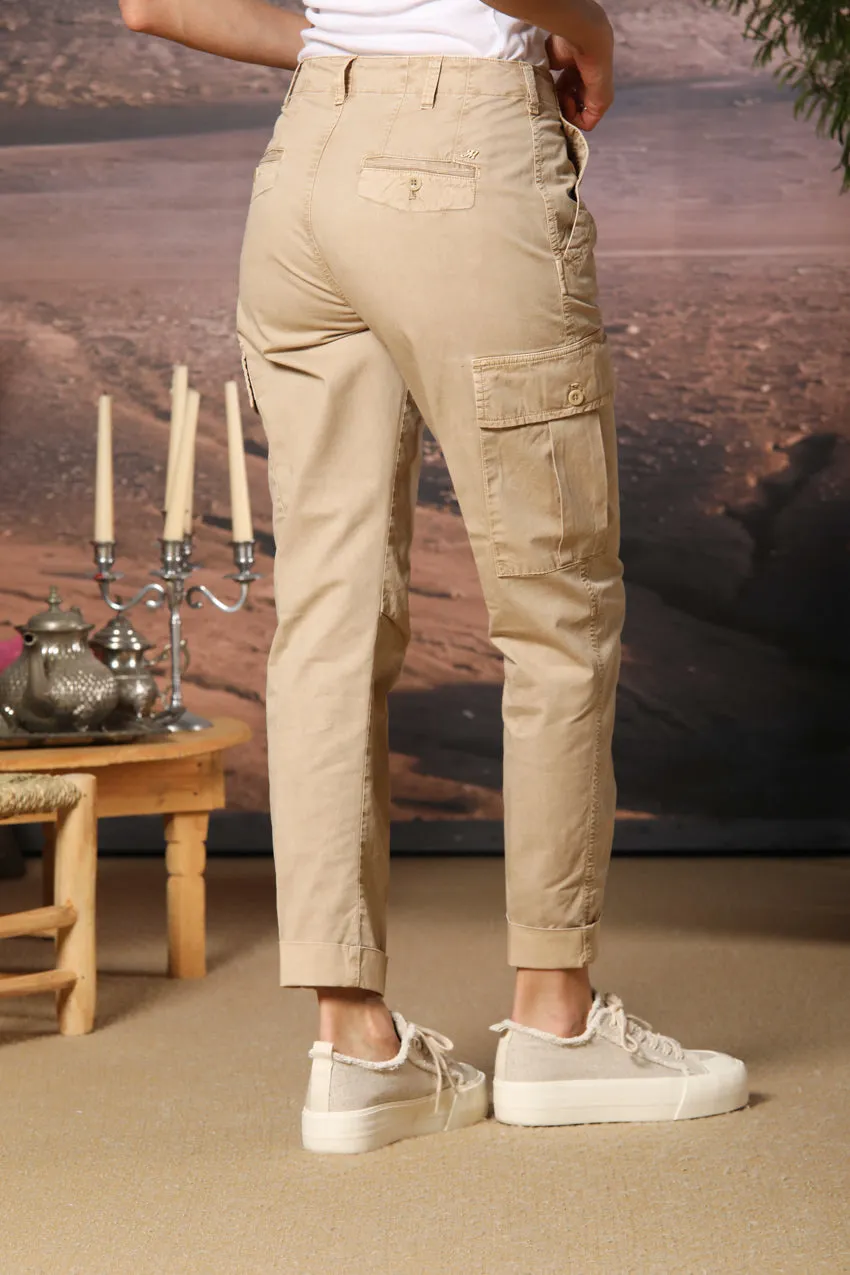 Judy Archivio women's cargo pants stretch cotton twill relaxed fit sold by Mason's product image thumbnail 5