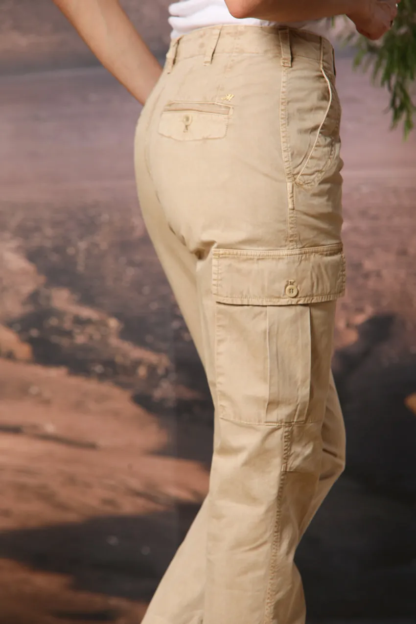 Judy Archivio women's cargo pants stretch cotton twill relaxed fit sold by Mason's product image thumbnail 2