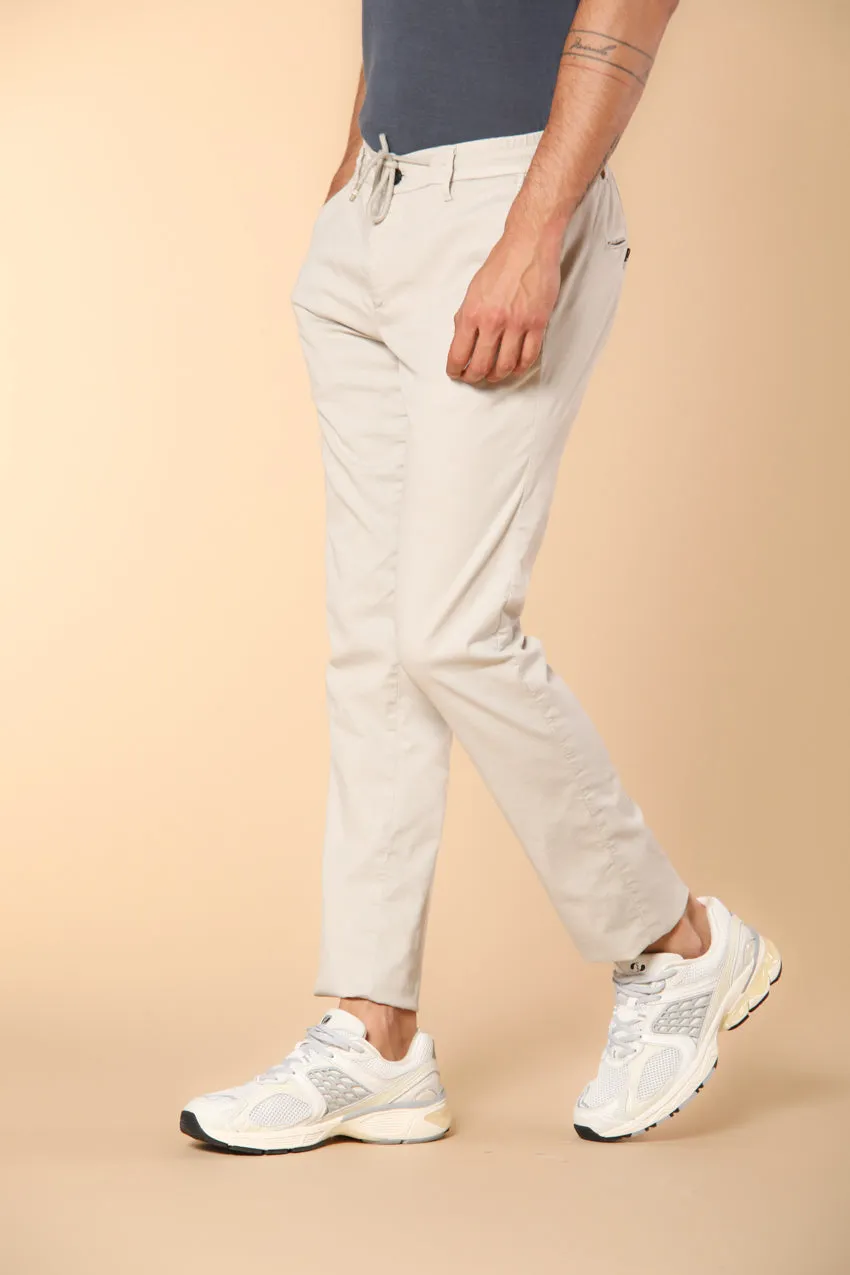 Milano Jogger men's chino jogger in cotton and tencel extra slim fit sold by Mason's product image thumbnail 4