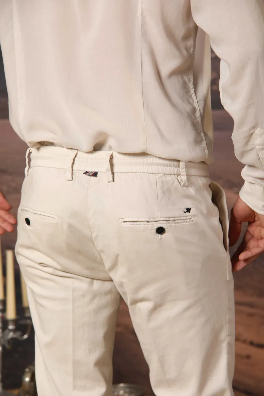 Milano Jogger men's chino jogger in cotton and tencel extra slim fit sold by Mason's product image thumbnail 2