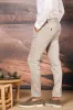 Milano Jogger men's pants in linen and cotton twill extra slim fit sold by Mason's