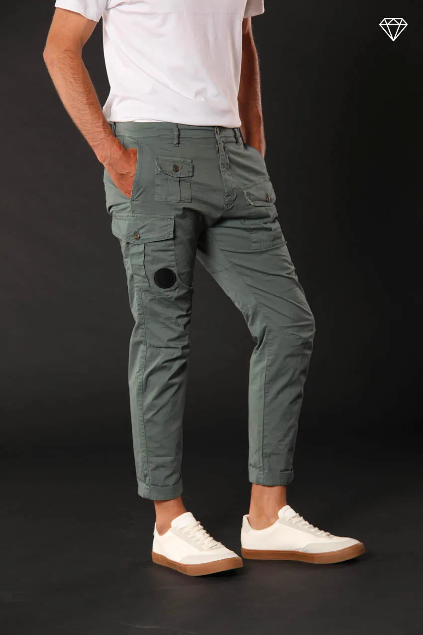 George Coolpocket men's cargo pants in lightweight pima cotton logo edition carrot fit ① sold by Mason's product image thumbnail 4