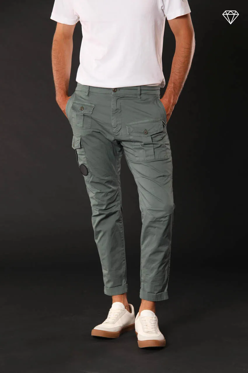 George Coolpocket men's cargo pants in lightweight pima cotton logo edition carrot fit ① sold by Mason's