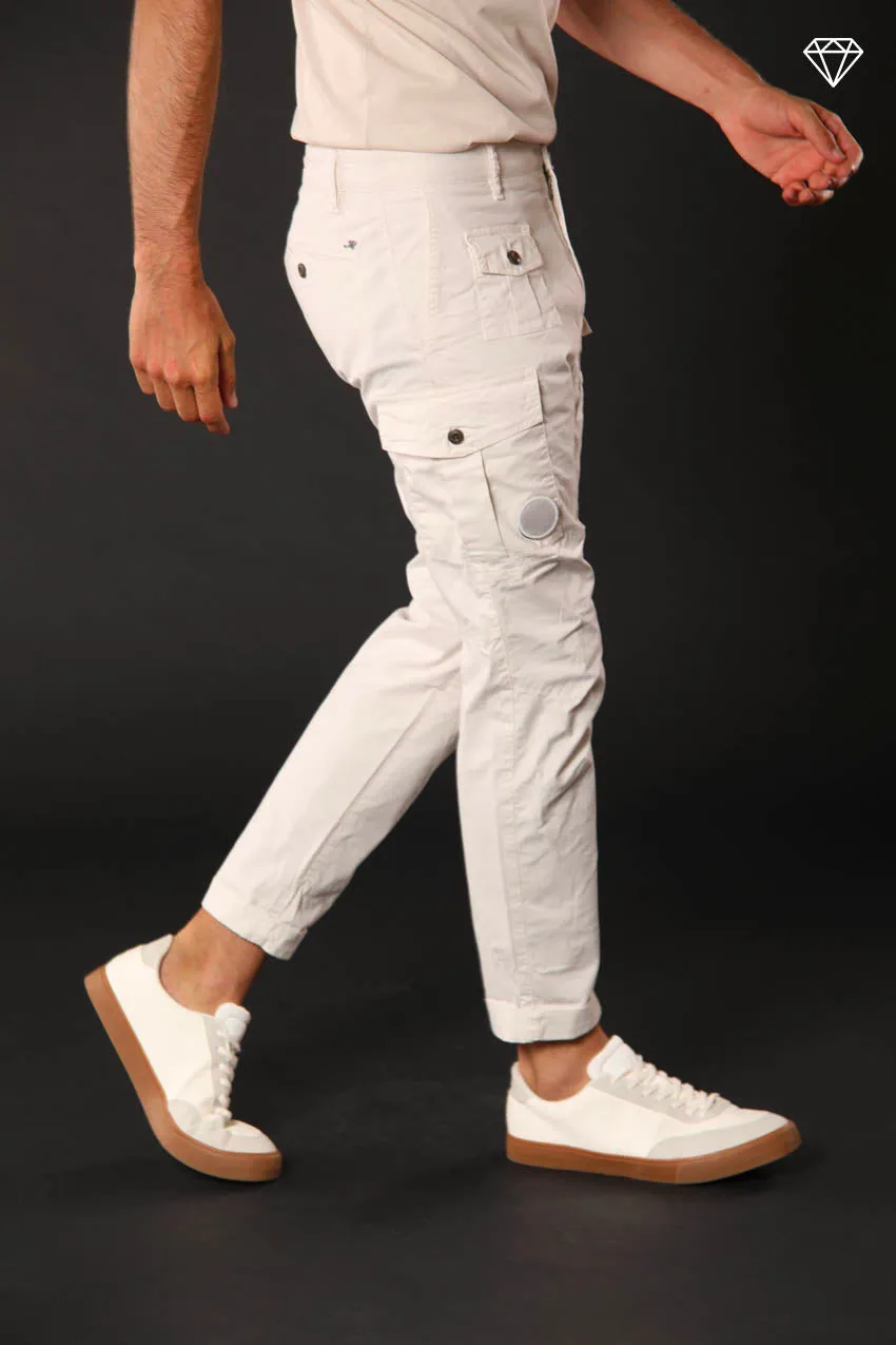 George Coolpocket men's cargo pants in lightweight pima cotton logo edition carrot fit ① sold by Mason's product image thumbnail 3