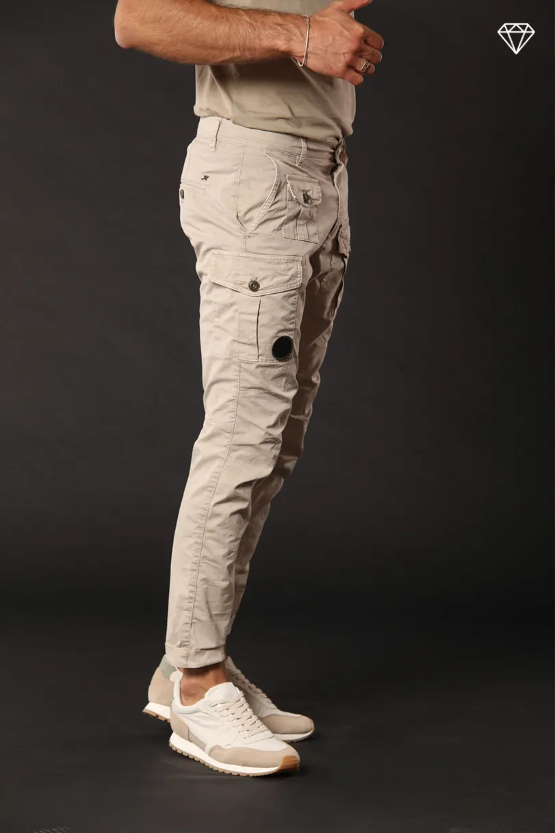 George Coolpocket men's cargo pants in lightweight pima cotton logo edition carrot fit ① sold by Mason's product image thumbnail 4
