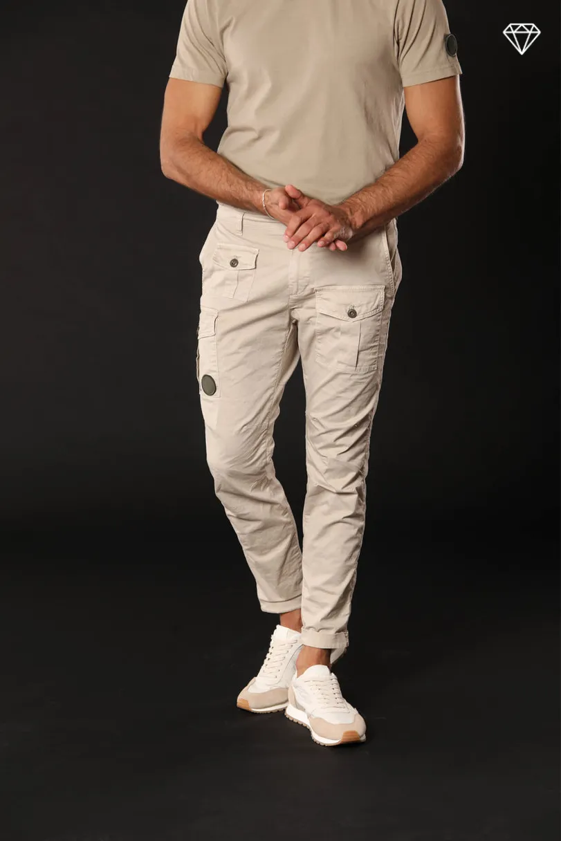 George Coolpocket men's cargo pants in lightweight pima cotton logo edition carrot fit ① sold by Mason's