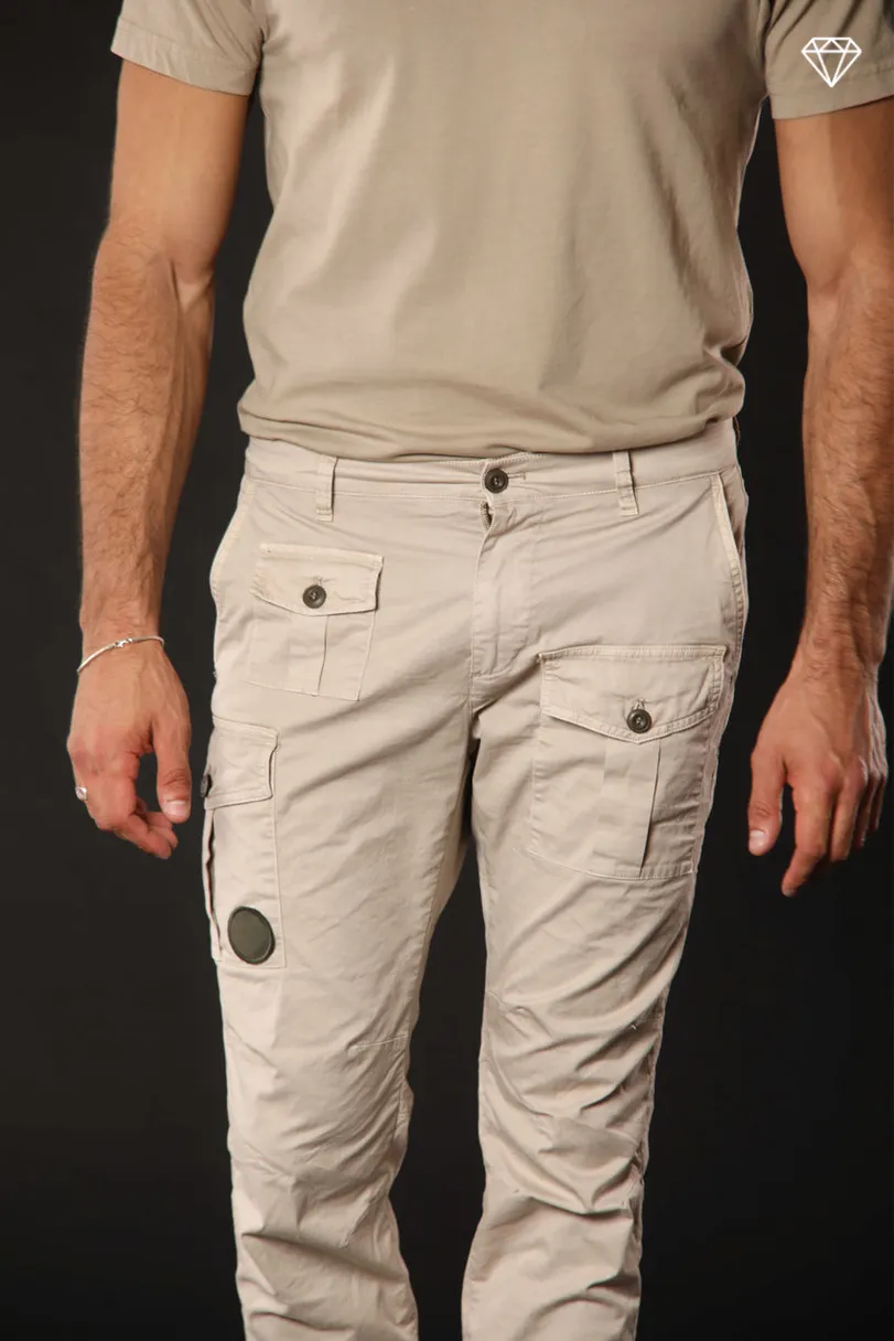 George Coolpocket men's cargo pants in lightweight pima cotton logo edition carrot fit ① sold by Mason's product image thumbnail 3