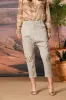 Malibu Jogger women's chino pants in gabardine carrot fit ① sold by Mason's