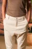 Malibu Jogger women's chino pants in gabardine carrot fit ① sold by Mason's