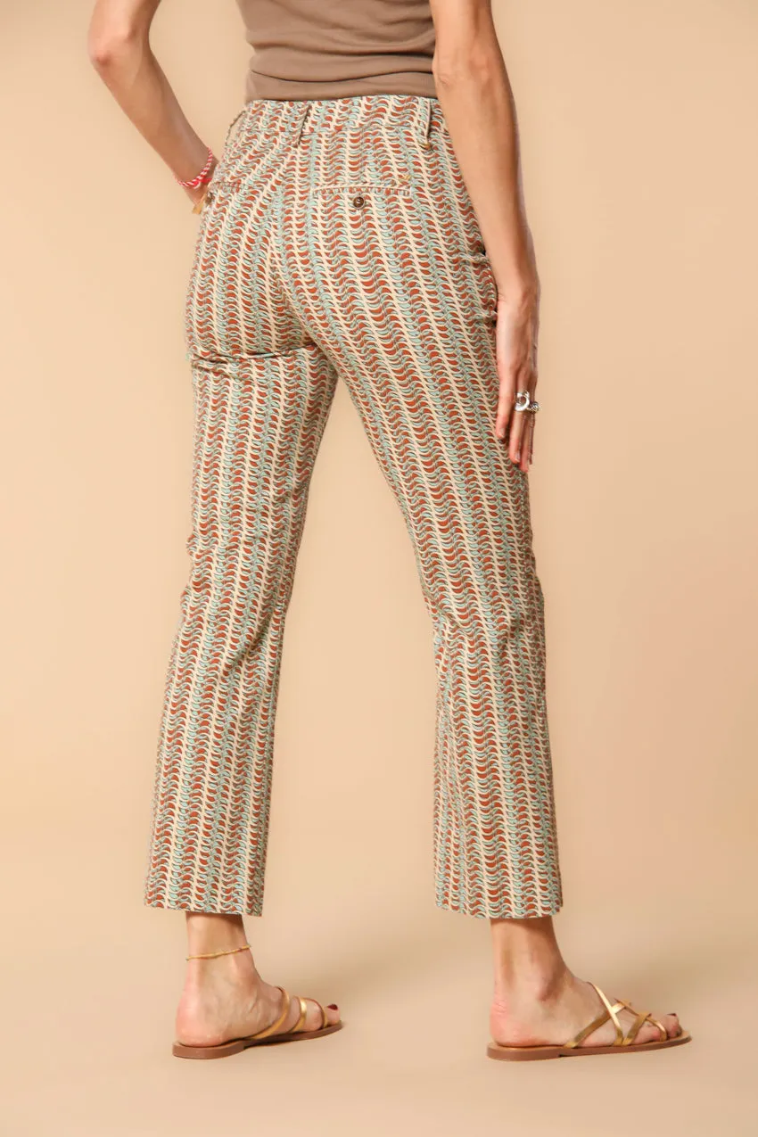 New York Trumpet women's chino pants in piquet with print slim fit sold by Mason's product image thumbnail 3