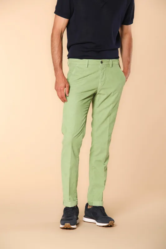 Torino men's chino pants tailored in light velvet slim fit. sold by Mason's