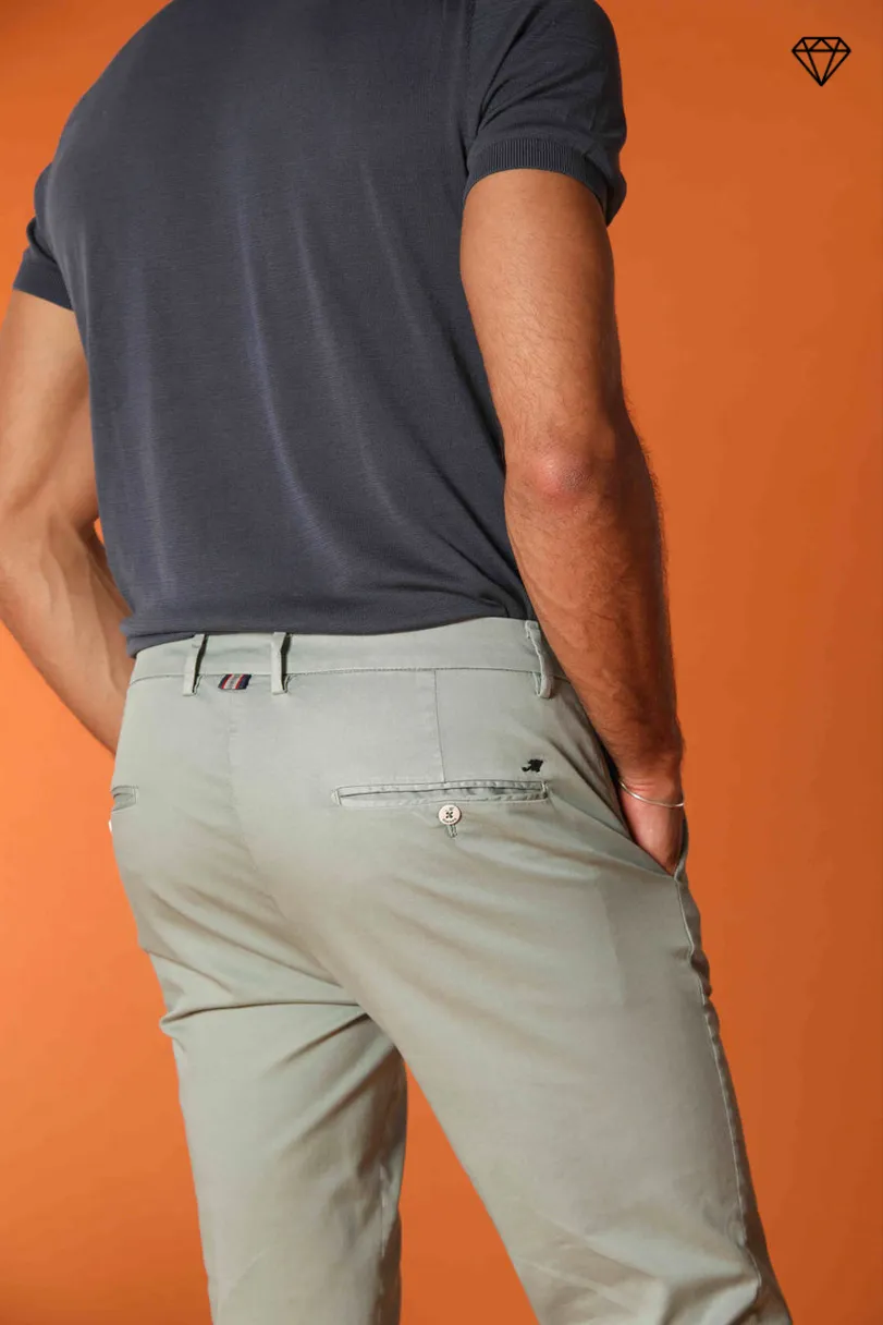 Torino men's chino pants in fine cotton and lyocell tricot slim fit ① sold by Mason's product image thumbnail 2