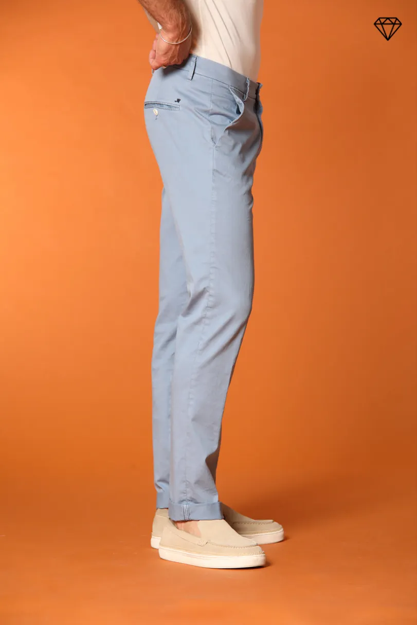 Torino men's chino pants in fine cotton and lyocell tricot slim fit sold by Mason's product image thumbnail 3