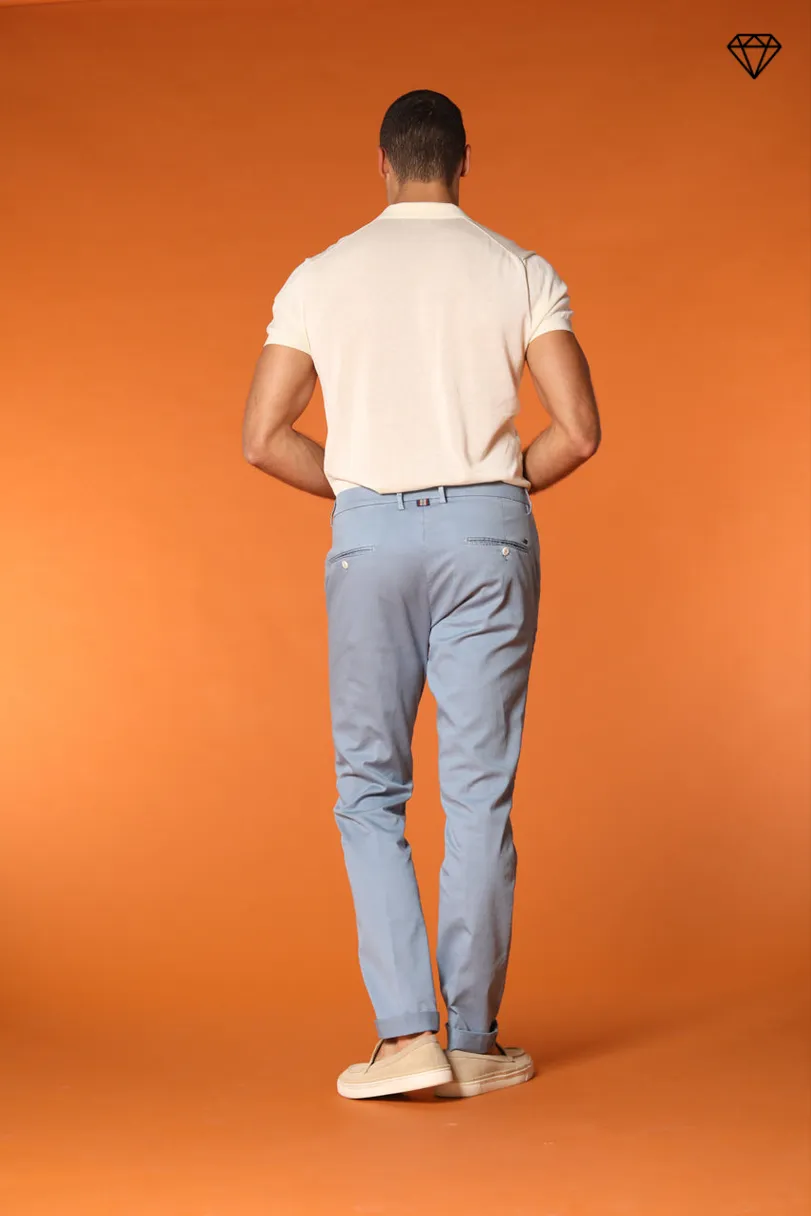 Torino men's chino pants in fine cotton and lyocell tricot slim fit sold by Mason's product image thumbnail 4