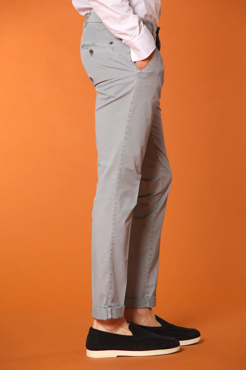 Milano Essential men's chino pants in pima cotton stretch twill extra slim fit sold by Mason's product image thumbnail 3