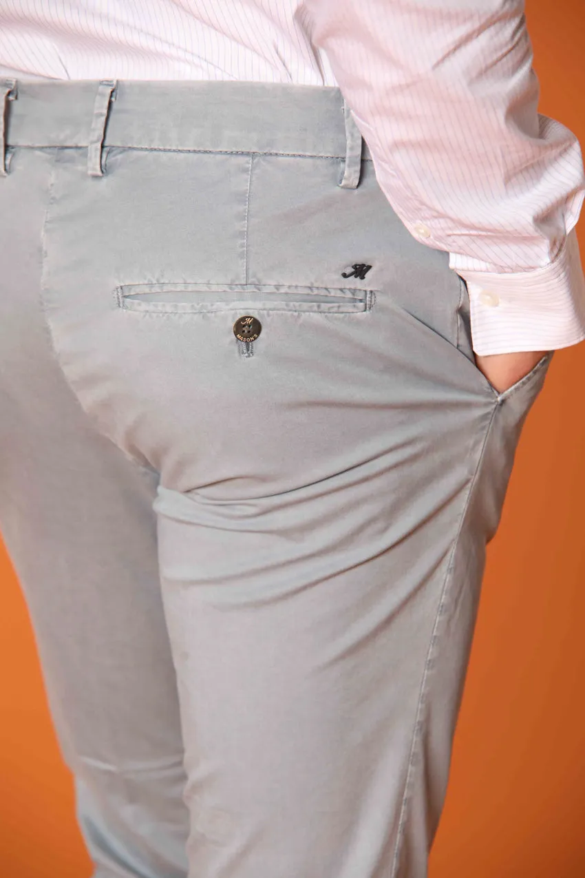 Milano Essential men's chino pants in pima cotton stretch twill extra slim fit sold by Mason's product image thumbnail 2