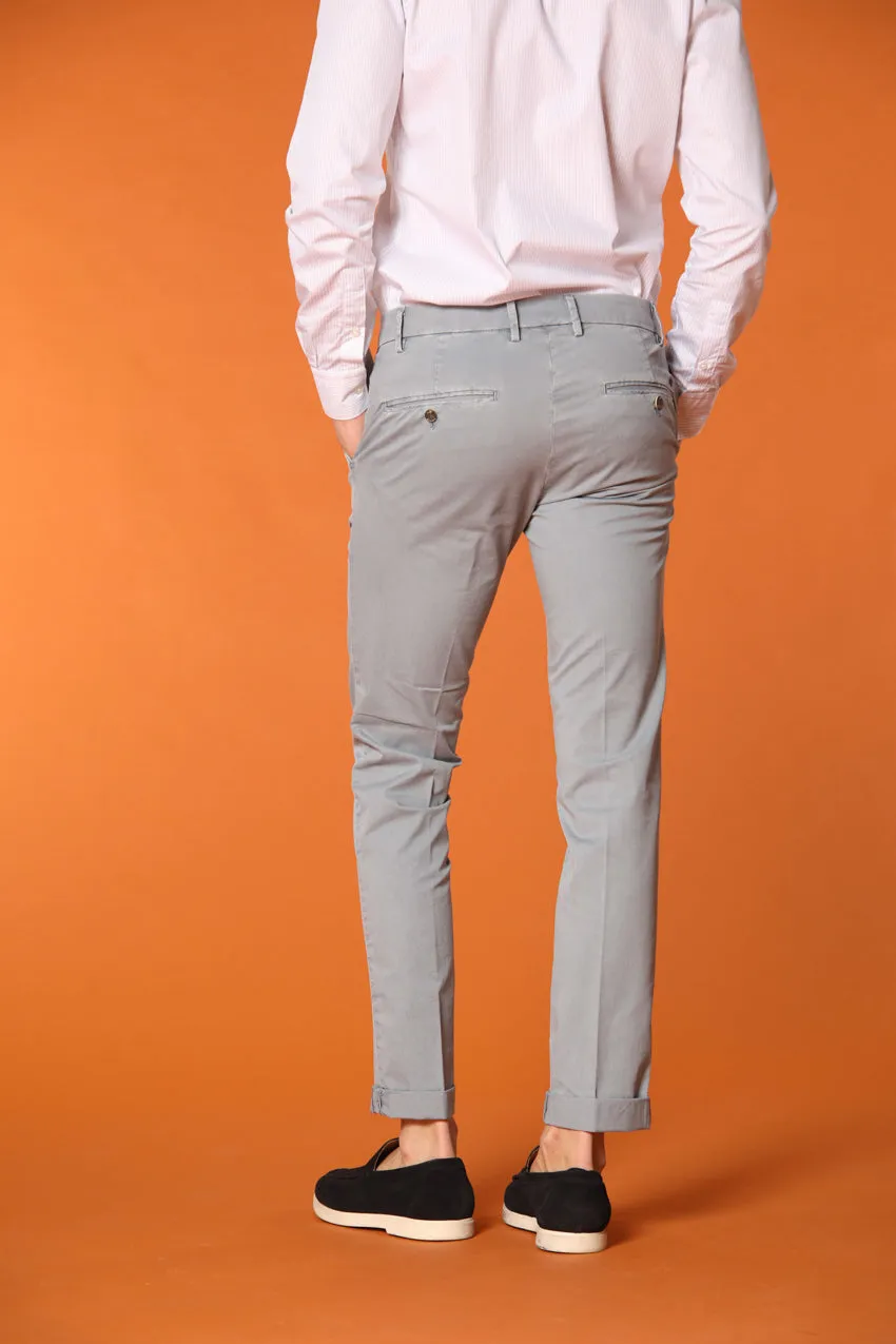 Milano Essential men's chino pants in pima cotton stretch twill extra slim fit sold by Mason's product image thumbnail 5
