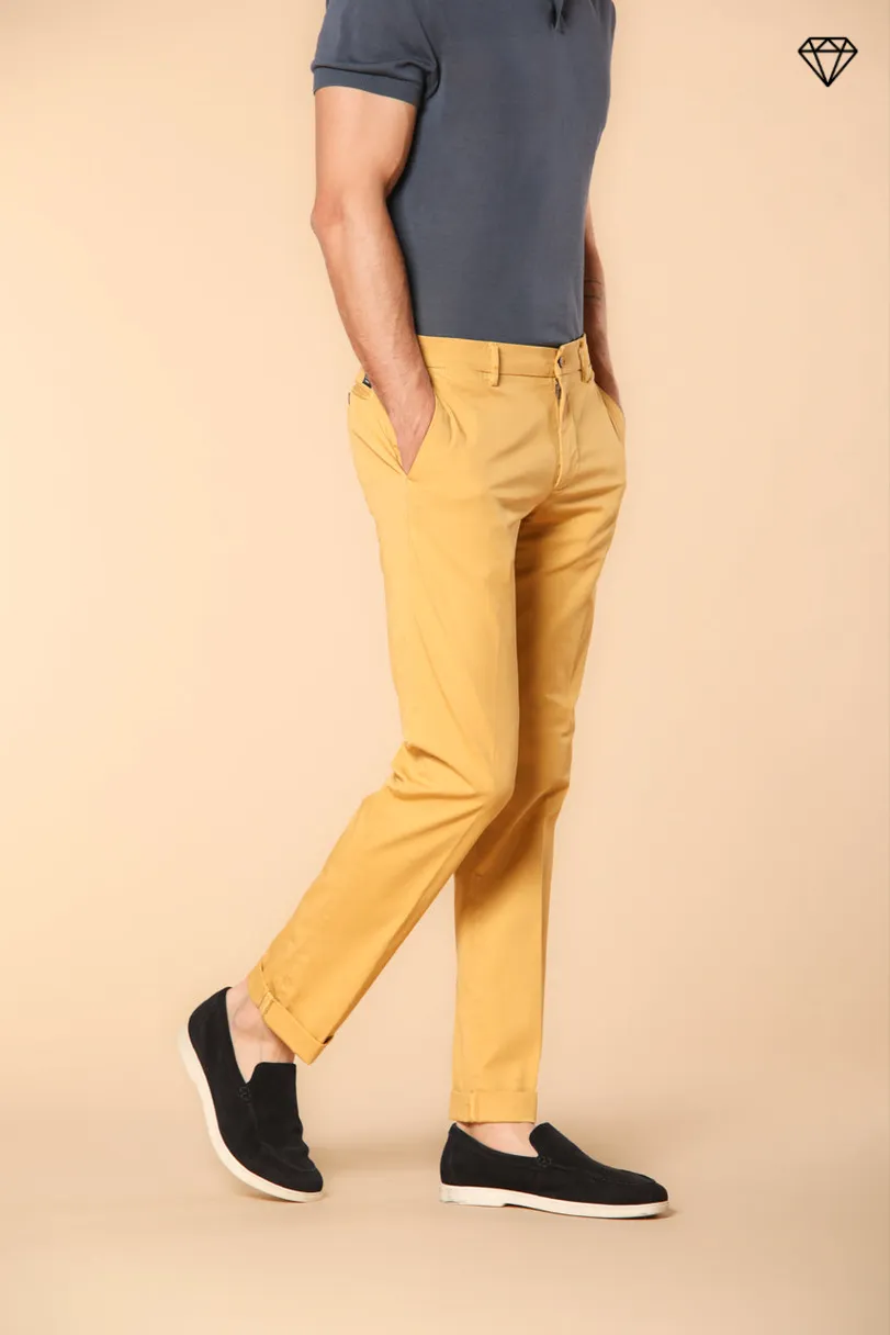 New York men's chino pants in stretch satin regular fit ① sold by Mason's product image thumbnail 4
