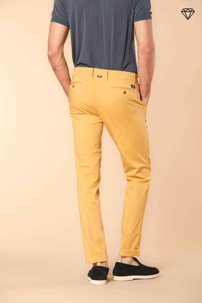 New York men's chino pants in stretch satin regular fit ① sold by Mason's product image thumbnail 5