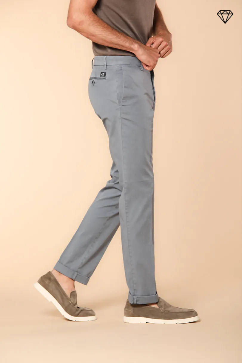 New York men's chino pants in stretch satin regular fit ① sold by Mason's product image thumbnail 2