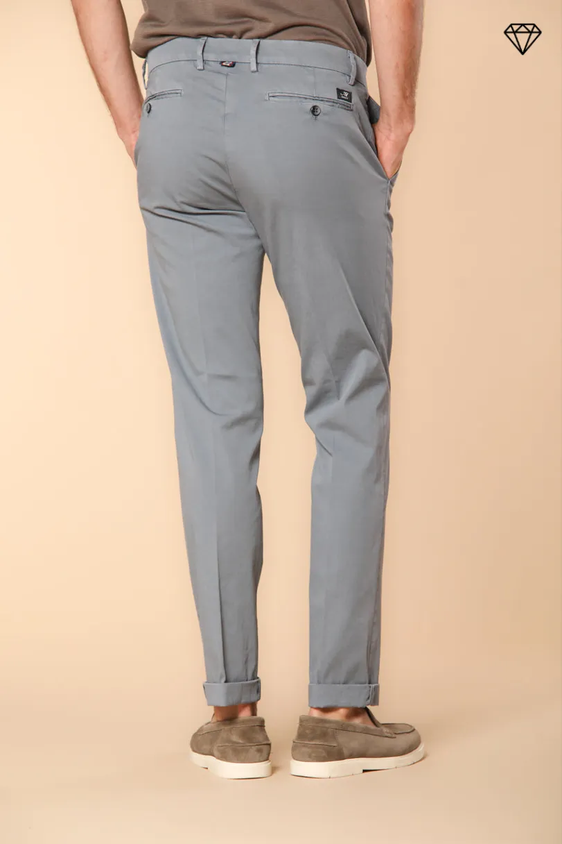 New York men's chino pants in stretch satin regular fit ① sold by Mason's product image thumbnail 4