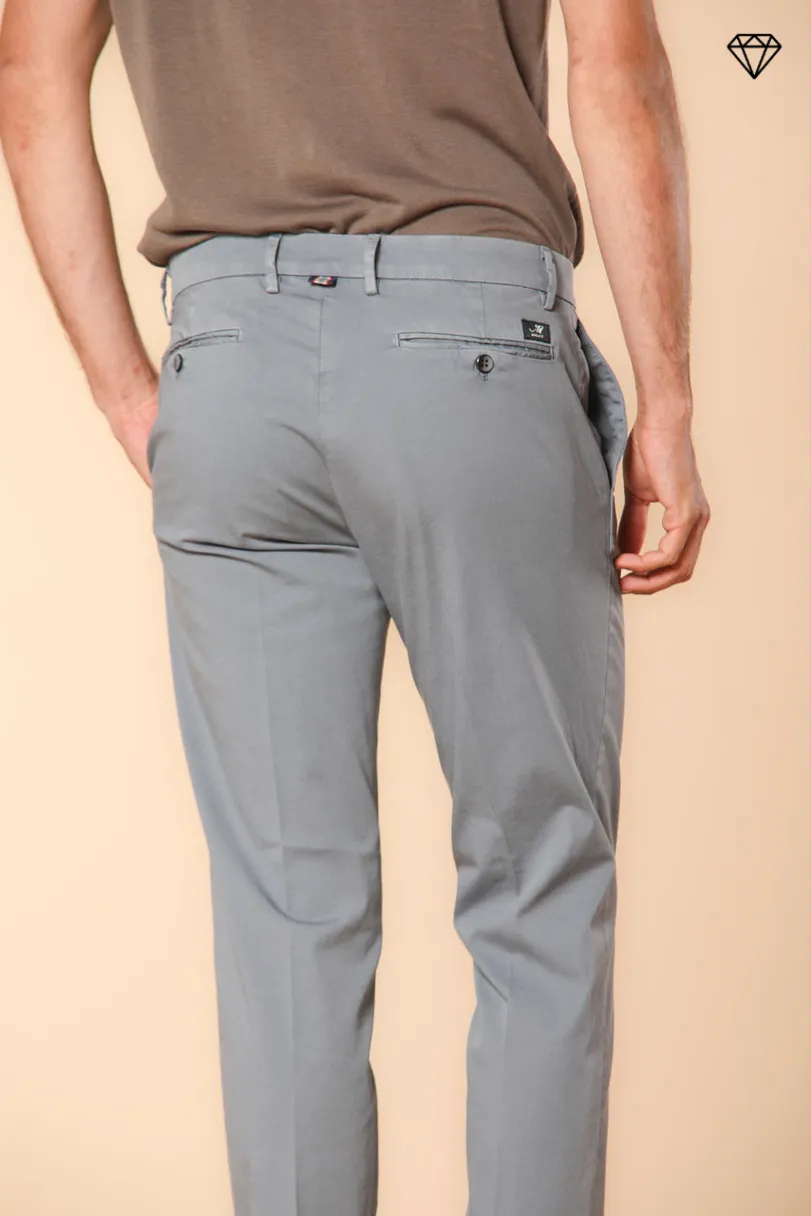New York men's chino pants in stretch satin regular fit ① sold by Mason's product image thumbnail 3