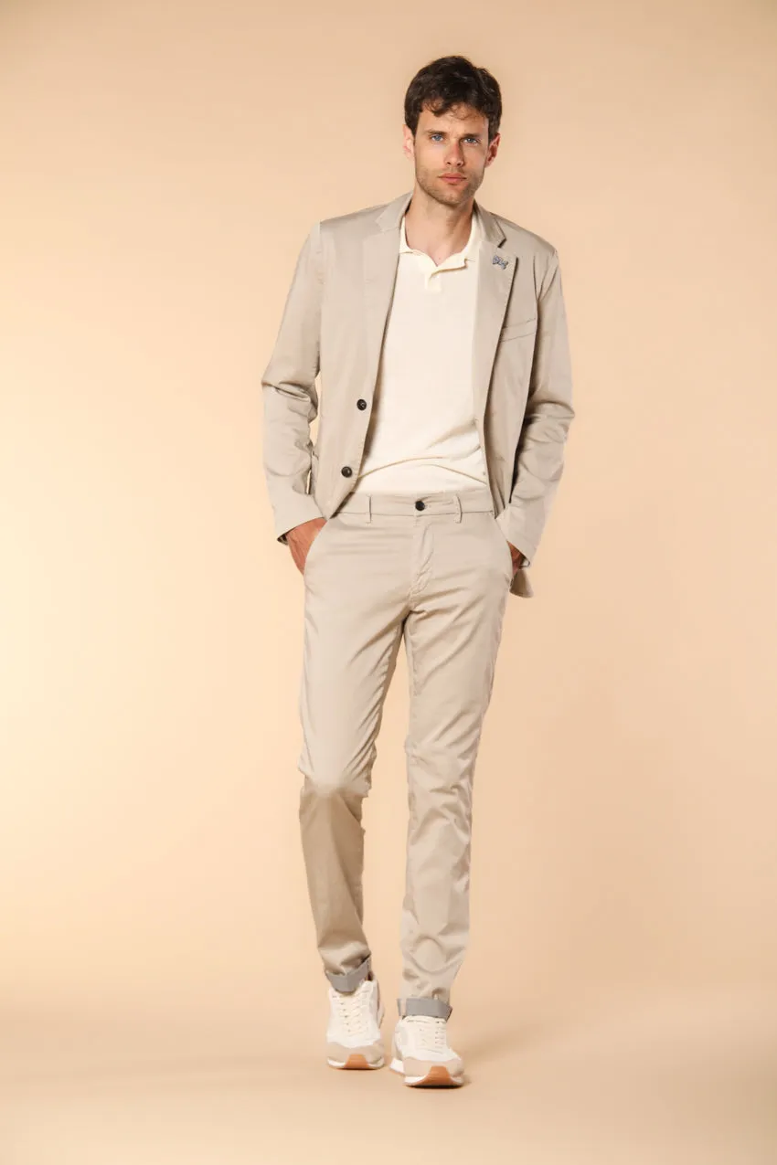 Torino men's chino pants in techno travel satin slim fit sold by Mason's product image thumbnail 4