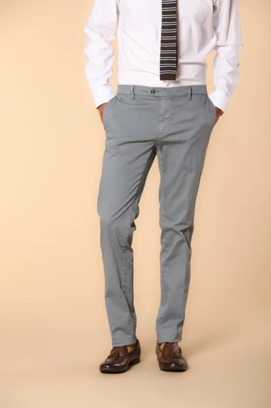 New York Times Elax men's chino pants in cotton chevron regular fit sold by Mason's