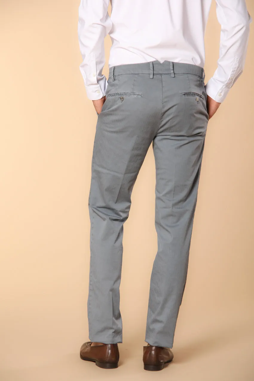 New York Times Elax men's chino pants in cotton chevron regular fit sold by Mason's product image thumbnail 5