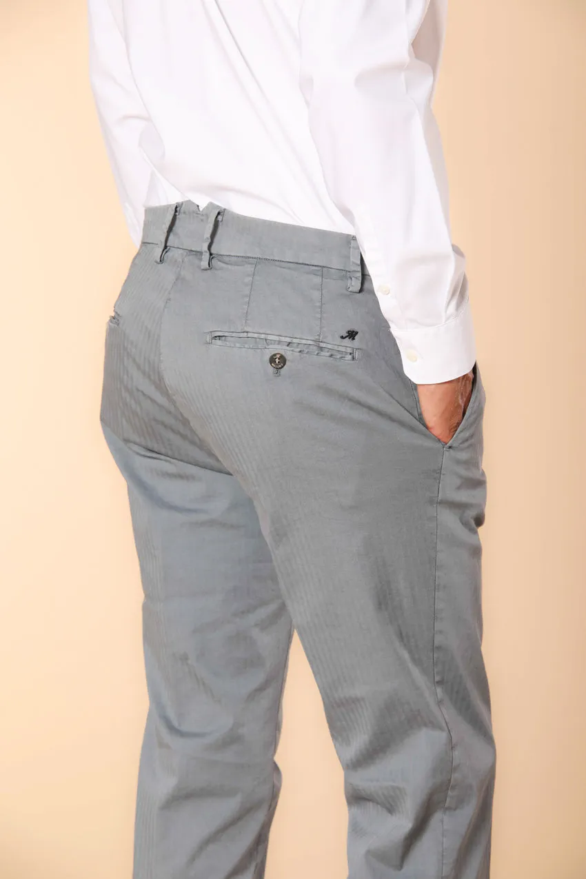 New York Times Elax men's chino pants in cotton chevron regular fit sold by Mason's product image thumbnail 2