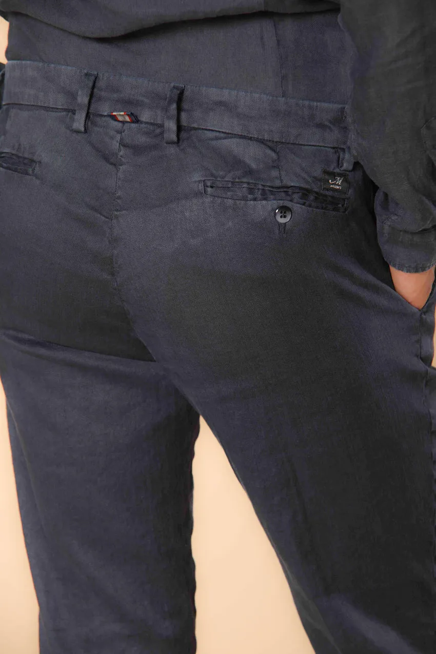 New York men's chino pants in linen and cotton twill regular fit sold by Mason's product image thumbnail 2