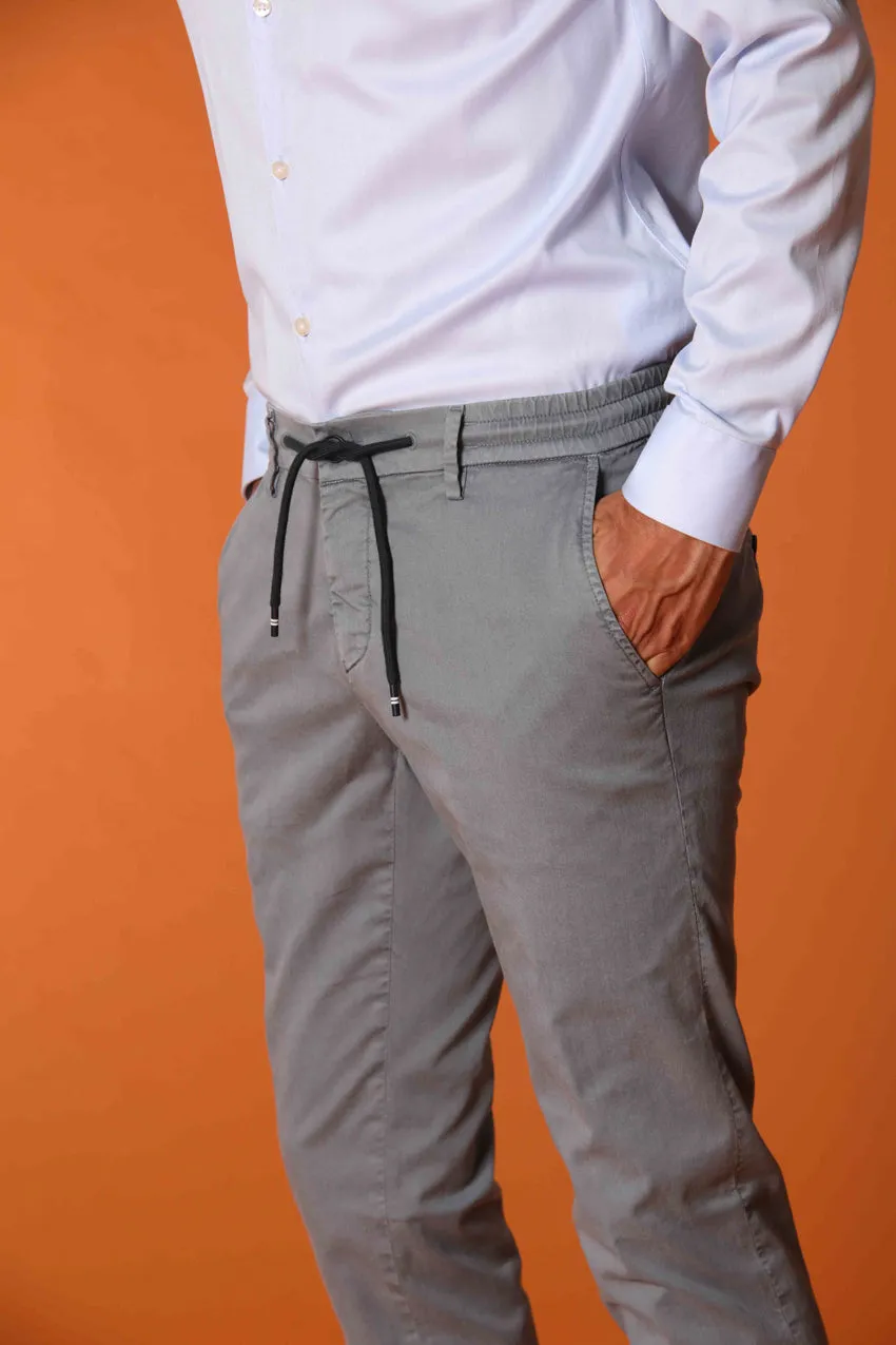 Milano Jogger men's chino jogger in cotton and tencel extra slim fit sold by Mason's product image thumbnail 3