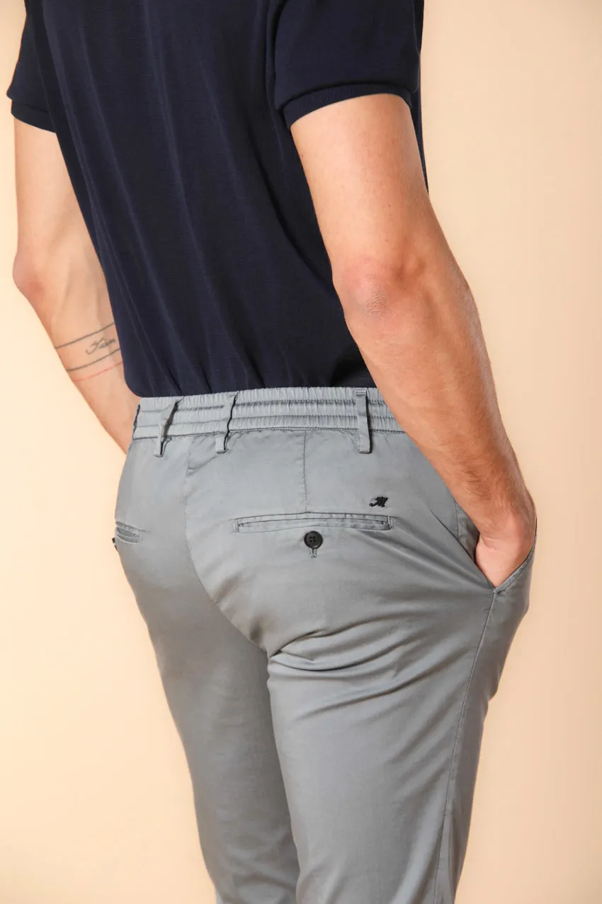 Milano Jogger Travel men's jogger chino pants in technical travel stretch satin extra slim fit sold by Mason's product image thumbnail 2