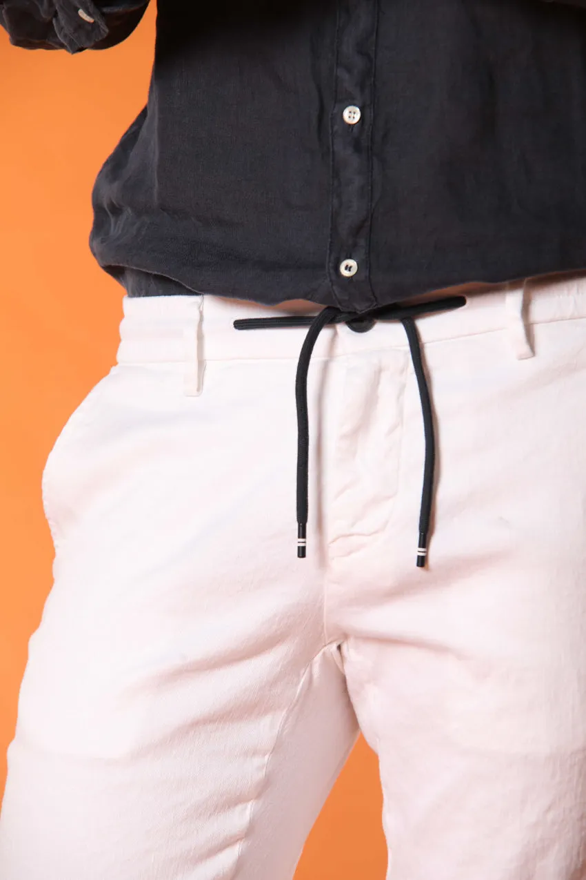 Milano Jogger men's pants in linen and cotton twill extra slim fit sold by Mason's product image thumbnail 2