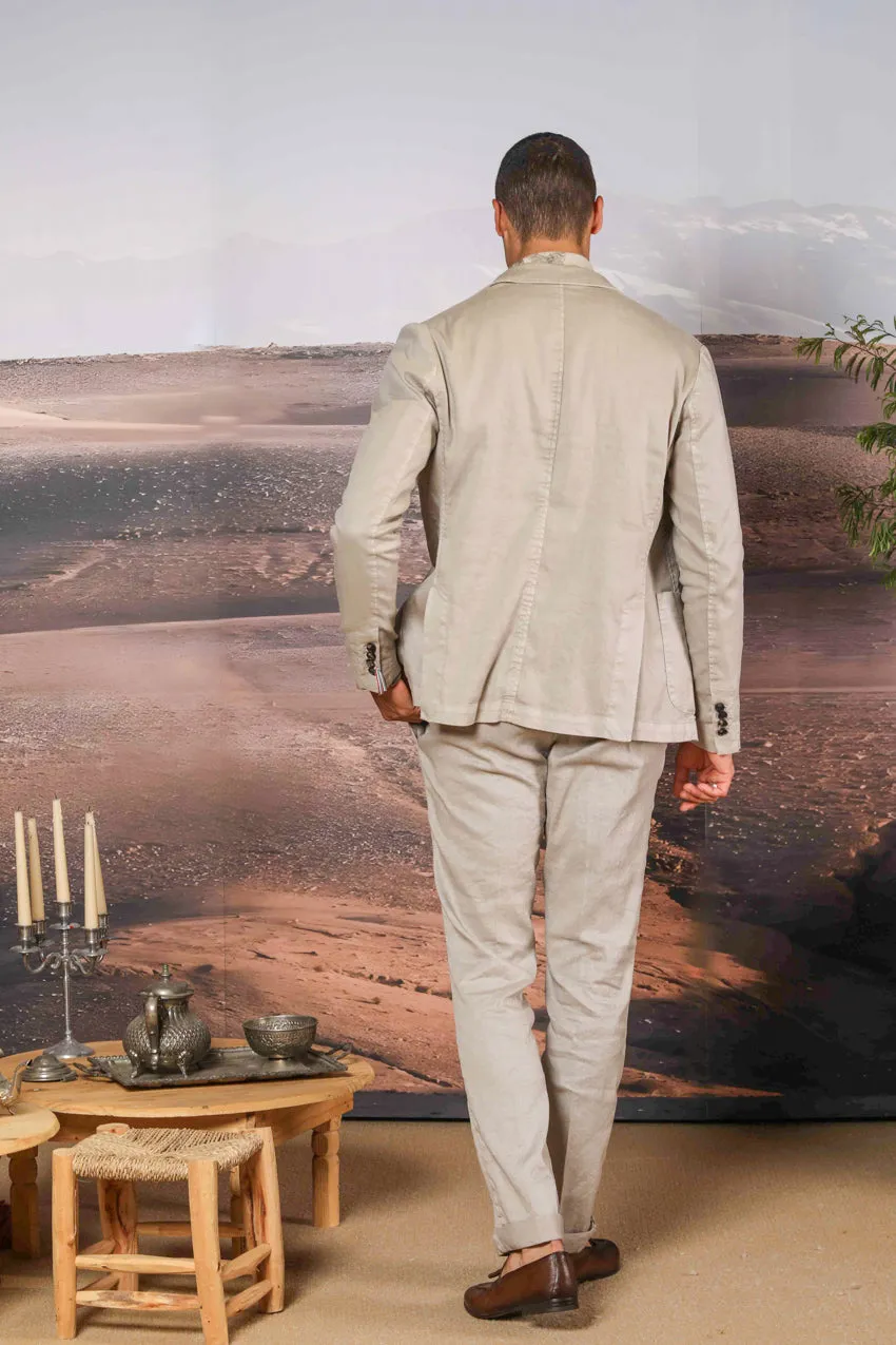 Da Vinci Summer Men's blazer in linen and cotton twill sold by Mason's product image thumbnail 5