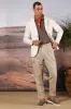 Cargo 22 men's cargo pants in broken cotton-hemp fabric with a relaxed fit sold by Mason's