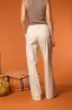 New York Studio women's Chino pants in cotton-linen twill Relaxed fit sold by Mason's