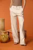 New York Studio women's Chino pants in cotton-linen twill Relaxed fit sold by Mason's