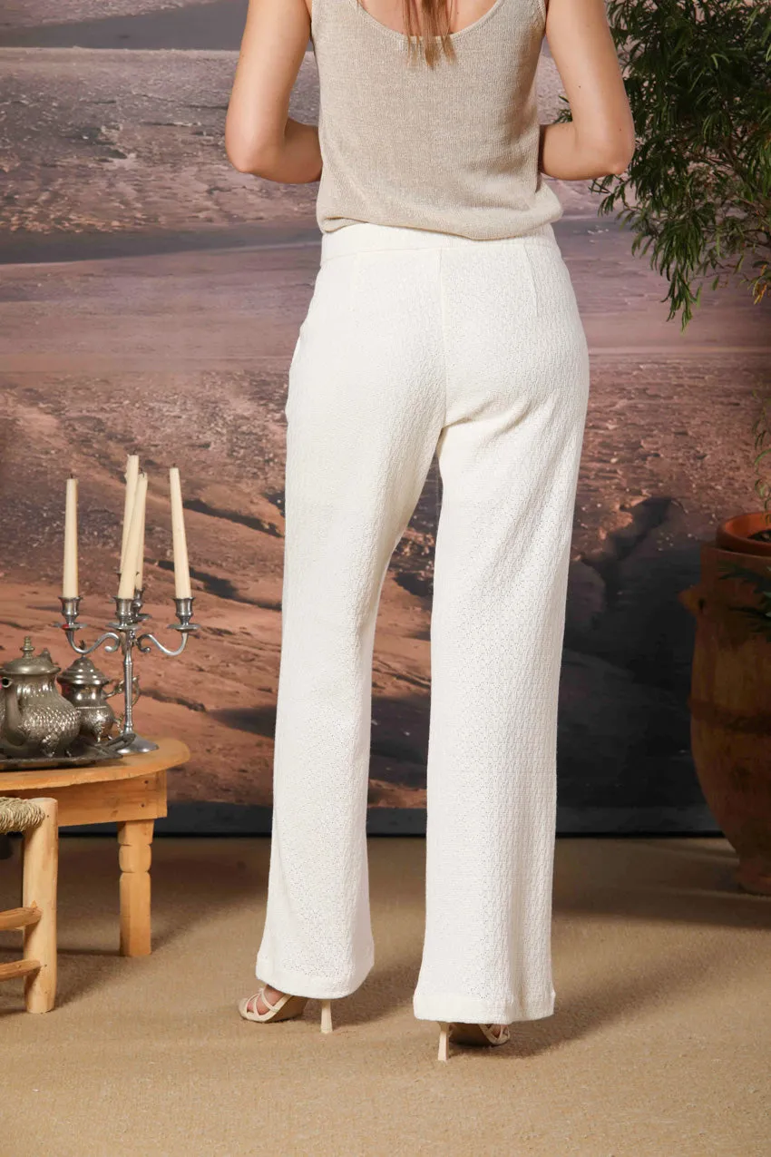 Easy Straight women's chino pants in jersey knit fabric straight fit sold by Mason's product image thumbnail 5