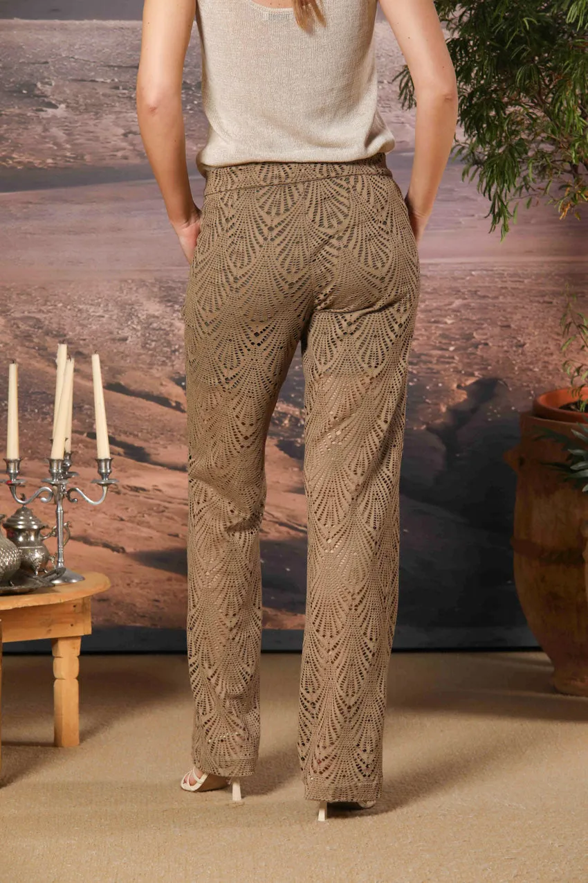 Easy Straight women's chino pants crochet fabric straight fit sold by Mason's product image thumbnail 4