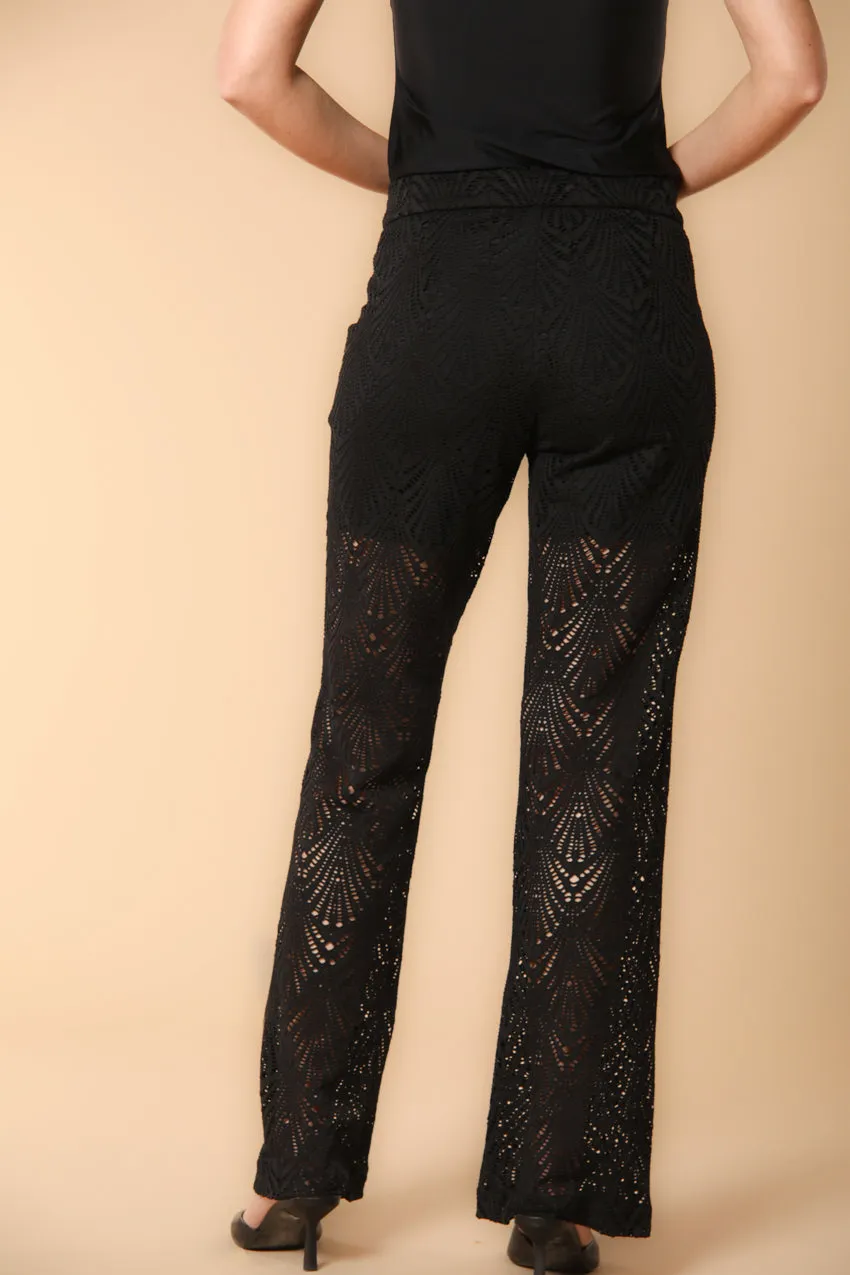 Easy Straight women's chino pants crochet fabric straight fit sold by Mason's product image thumbnail 5