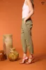 Malibu Jogger women's chino pants in gabardine carrot fit ① sold by Mason's