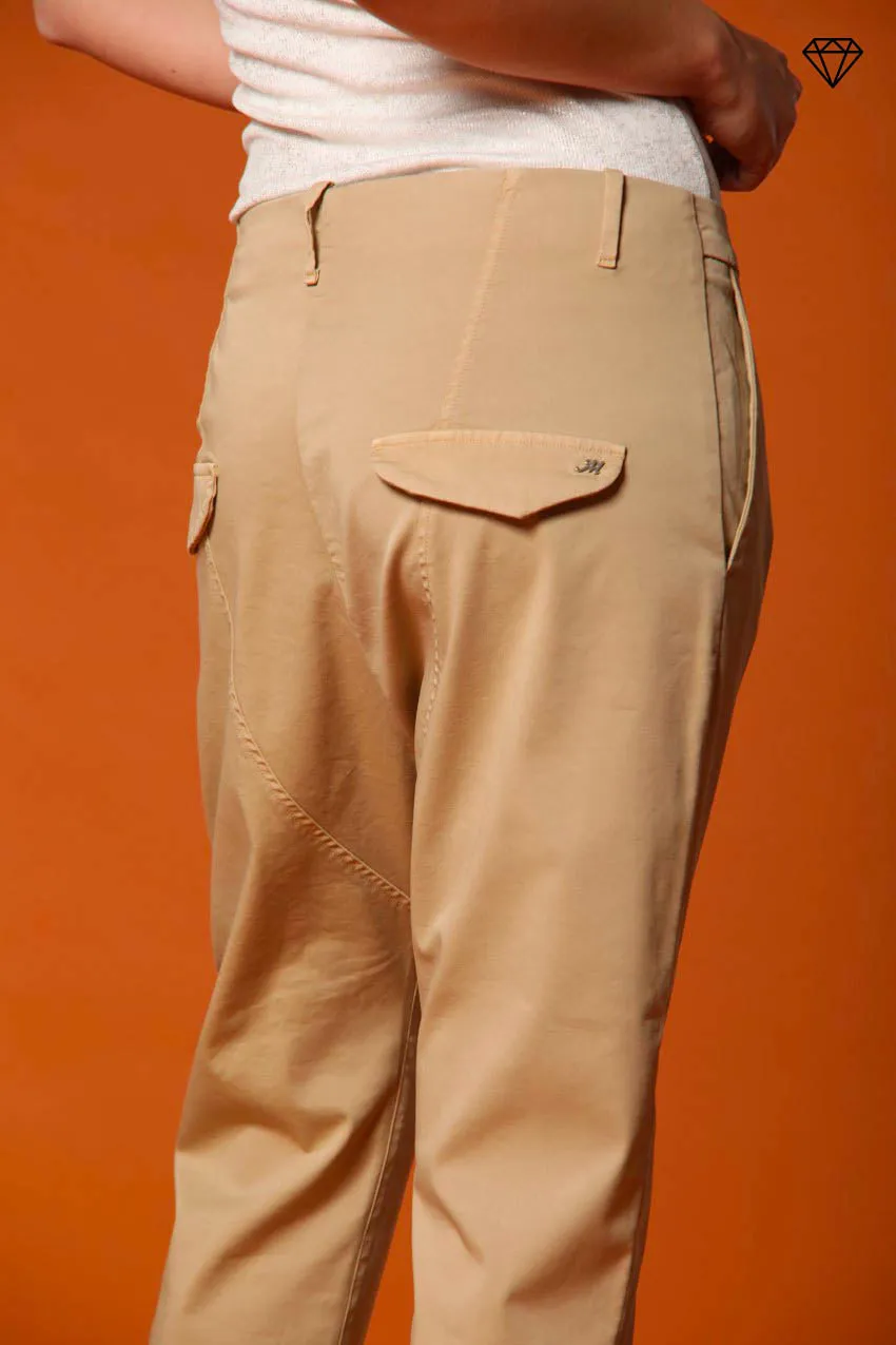 Malibu Jogger women's chino pants in gabardine carrot fit ① sold by Mason's product image thumbnail 2